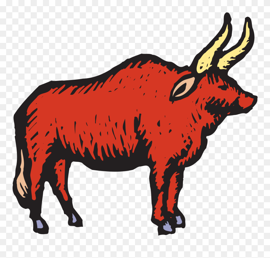 Download Gambar Banteng Kartun Clipart