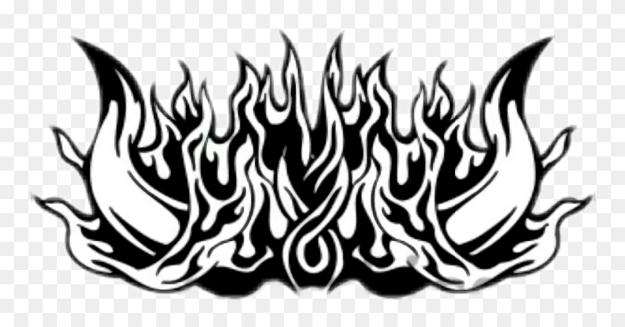 #flaming Bull Horns - Fire Clip Art - Png Download