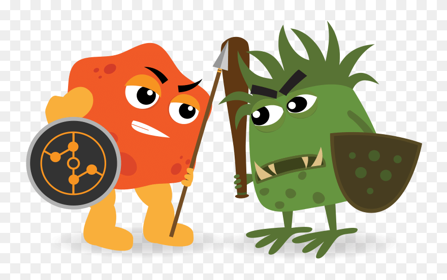 Good Bacteria Vs Bad Bacteria - Gut Bacteria Png Clipart