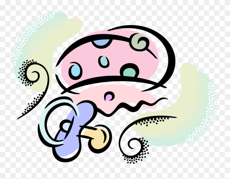 Infant Clipart Baby Pacifier - Png Download
