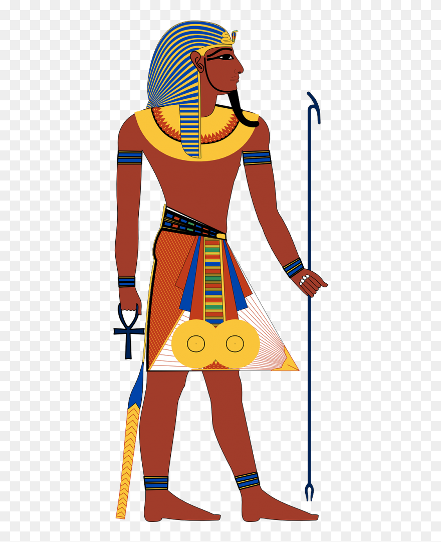 Egyptian Egypt Ancient - Pharaoh Clipart - Png Download