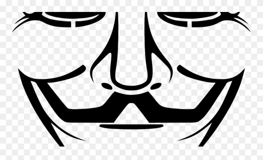 V For Vendetta Mask Png Clipart