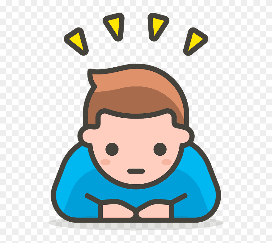 Man Bowing Emoji Clipart - Man Bowing Emoji Png Transparent Png