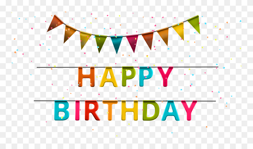 Transparent Streamers And Confetti Clipart - Graphic Design - Png Download