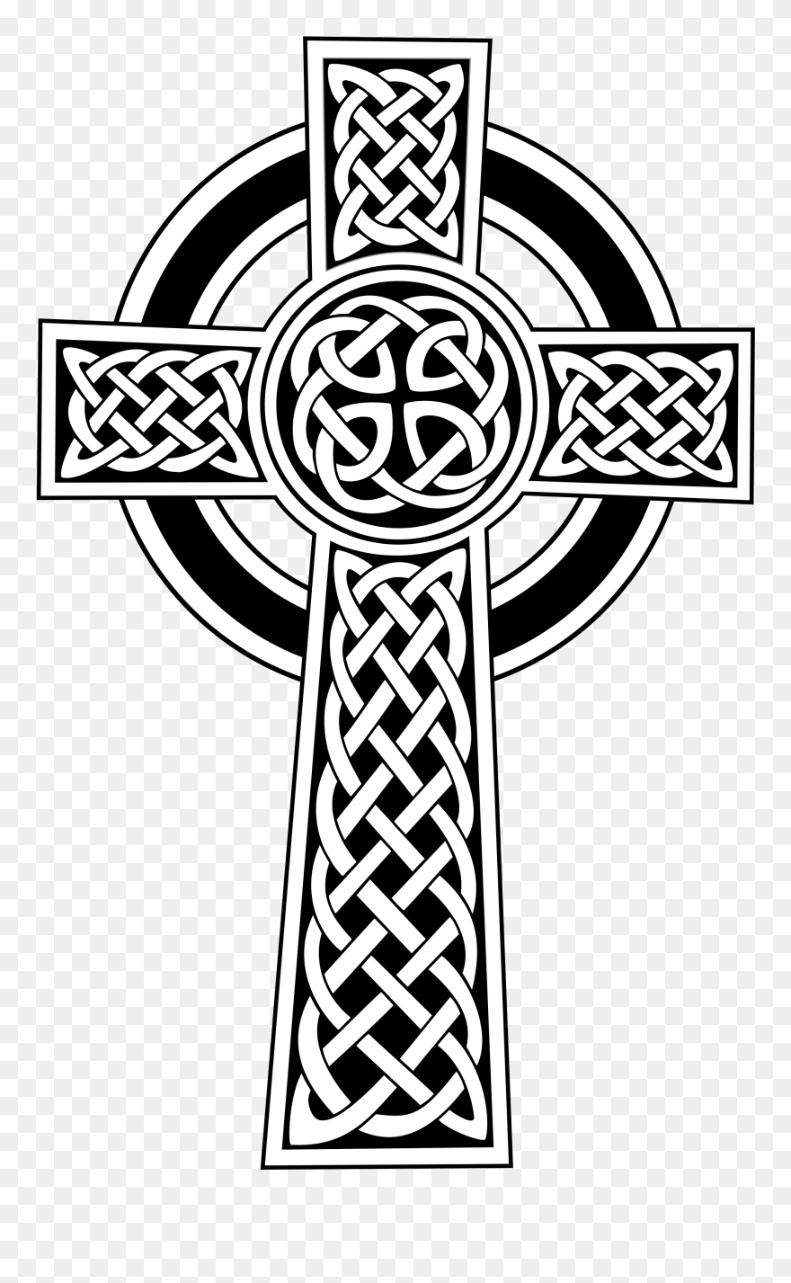 Clip Art Celtic Cross - Png Download