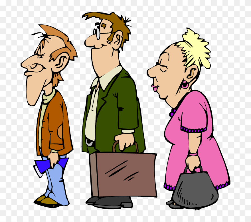 Crazy Clipart Receptionist - Png Download