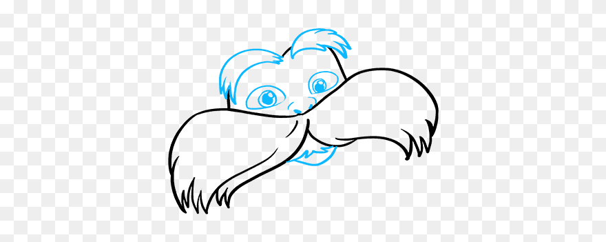 How To Draw The Lorax By Dr - Easy The Lorax Drawing Clipart