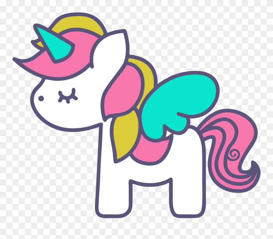 Turkey Monogram Clipart Jpg Freeuse Download Clipart - Cute Unicorn Drawing - Png Download