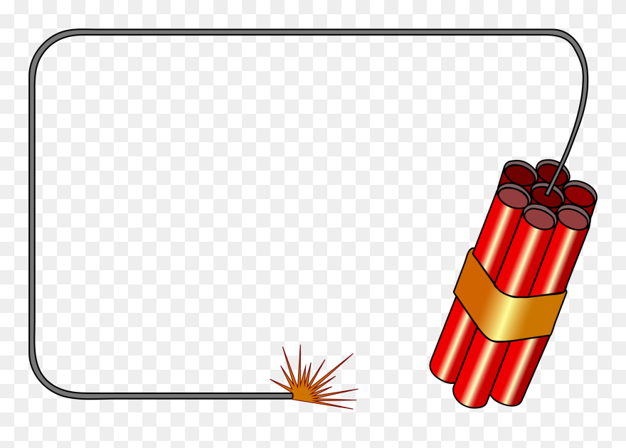 Frames Clipart Cowboy - Dynamite Clip Art - Png Download