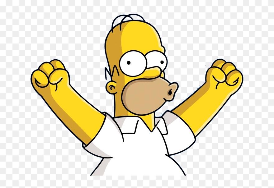 Homer Simpson Woohoo Meme Clipart