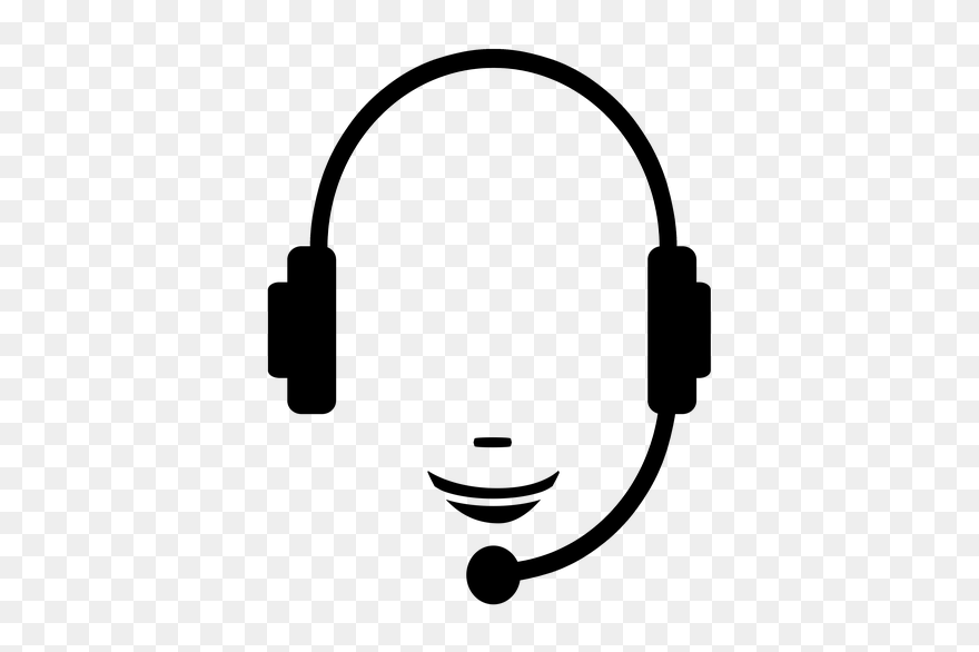 Call Center Headset Logo Clipart