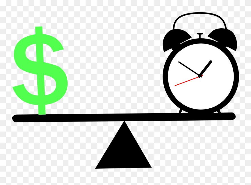 Time Currency Time Is Money - Time Is Money Clipart - Png Download