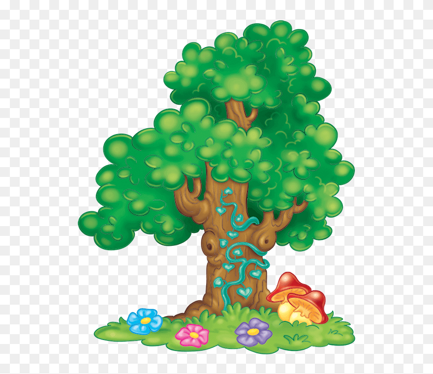 Big Tree Kids Clipart