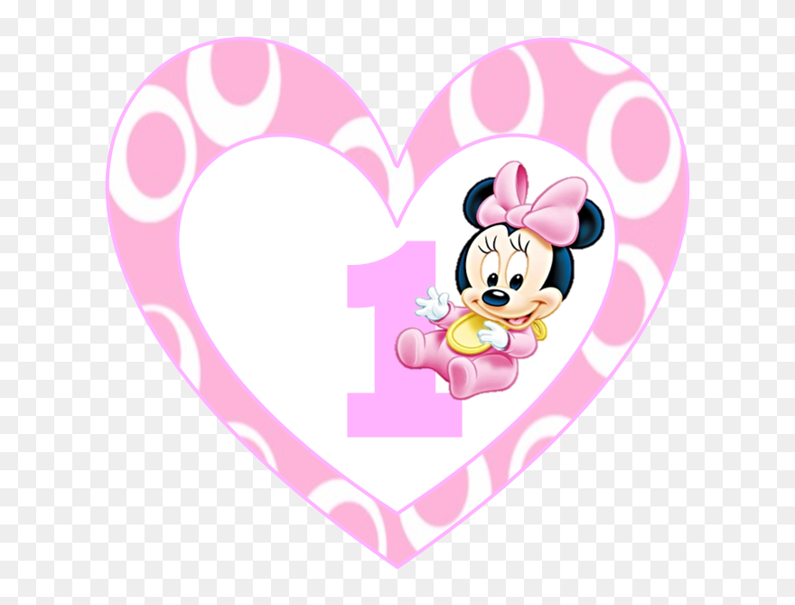 Toppers O Etiquetas - Minnie Baby Clipart