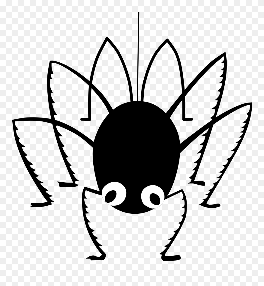 Little Miss Muffet Spider Clipart