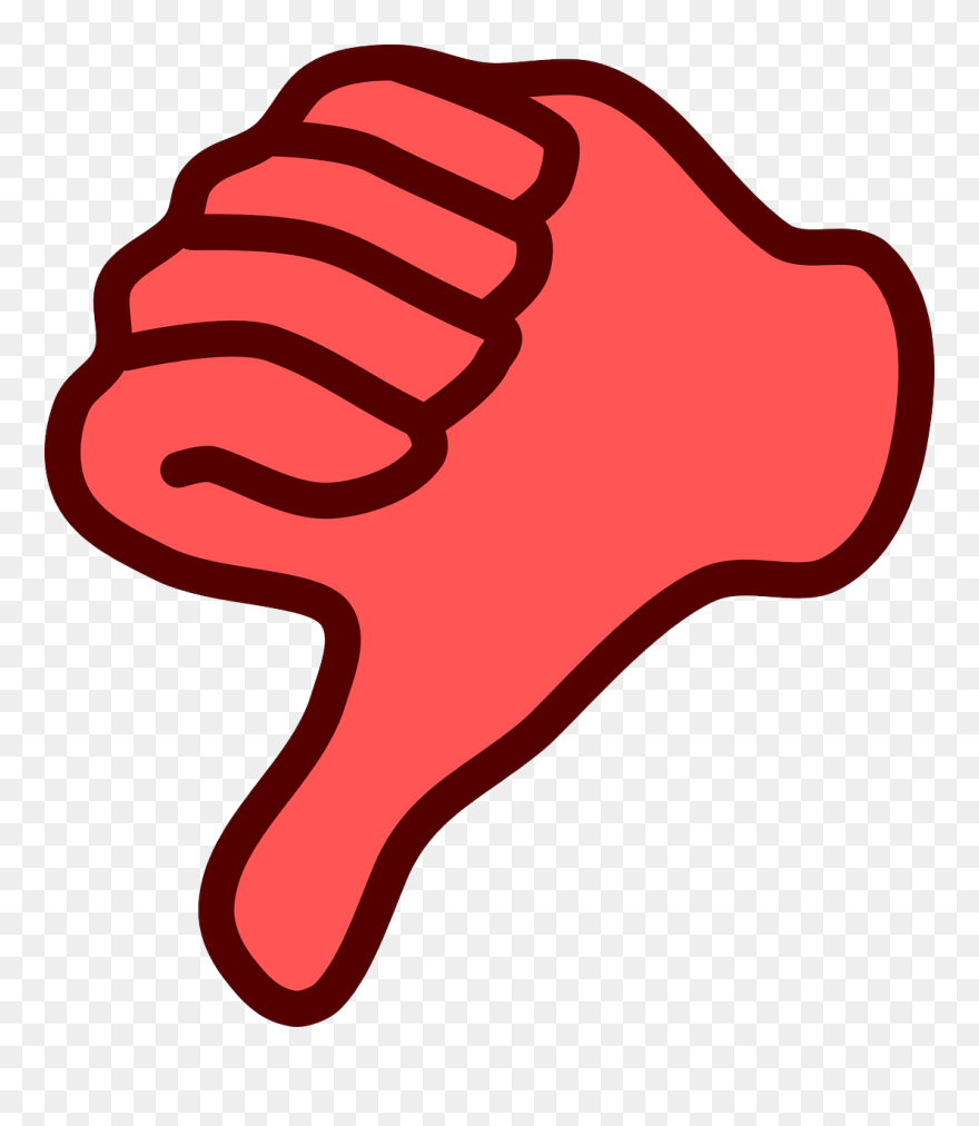 Thumbs Down Clipart - Png Download