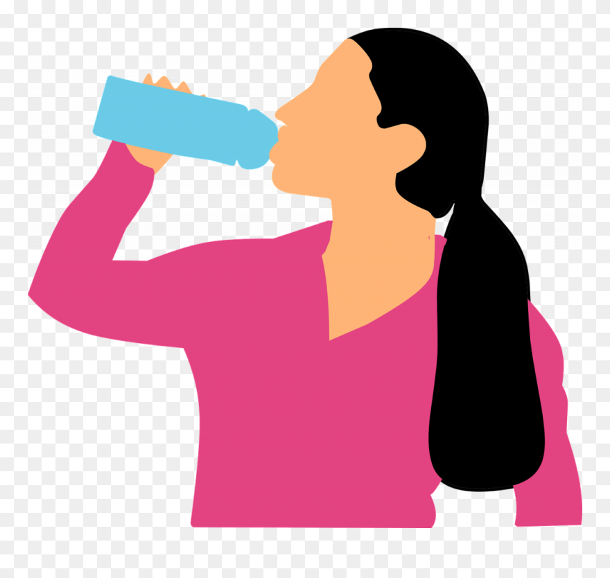 Water Health Benefits - Drinking Water Free Vector Clipart