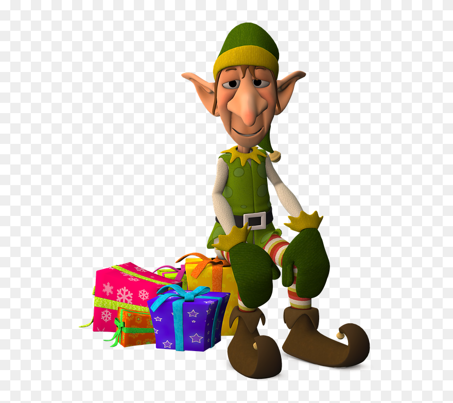 Elf House Clipart Clip Art Library Stock After Touching - Elf Funny - Png Download