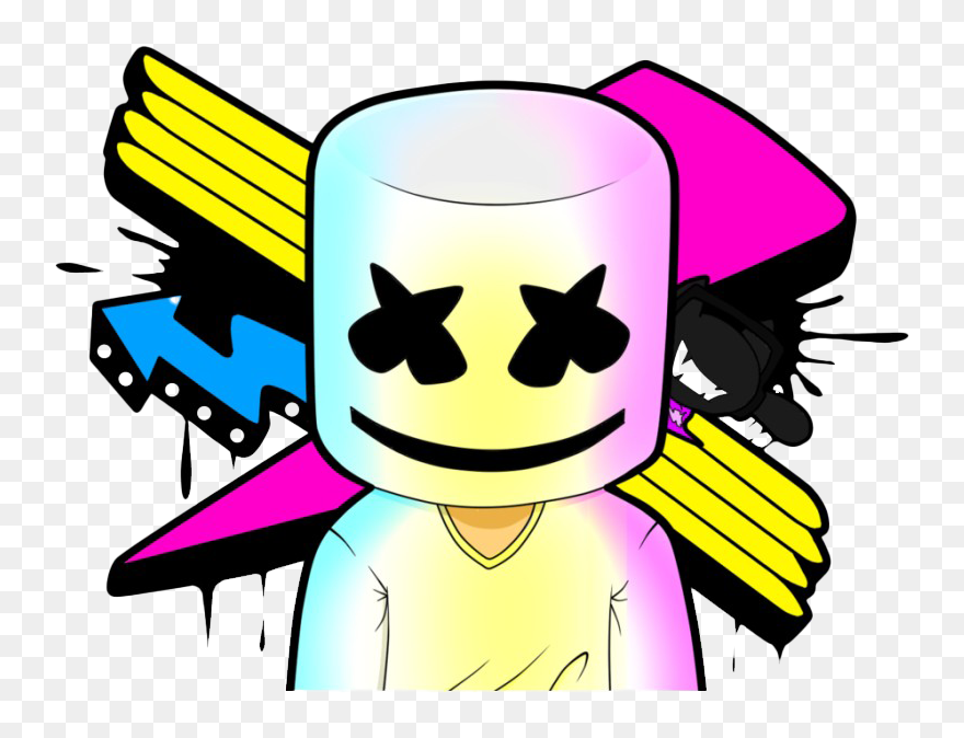 Music Dj Png Clipart - Transparent Png Image Marshmello Png