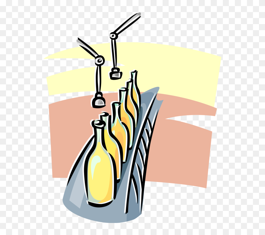 Factories Clipart Industrial Product - Assembly Line - Png Download