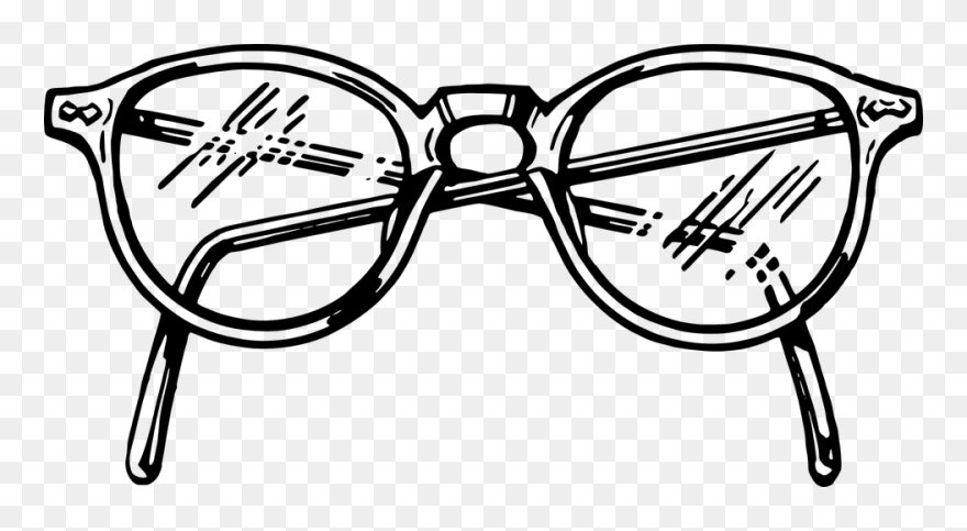 Glasses Clipart Black And White - Png Download