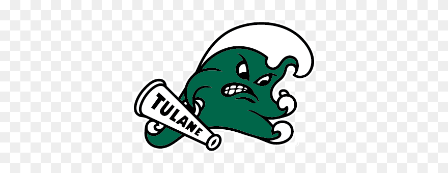 Angry Wave Tulane Logo Clipart