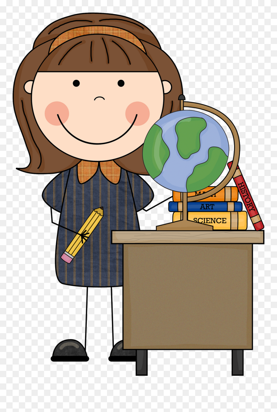Teacher Clipart By Scrappin Doodle - Png Download