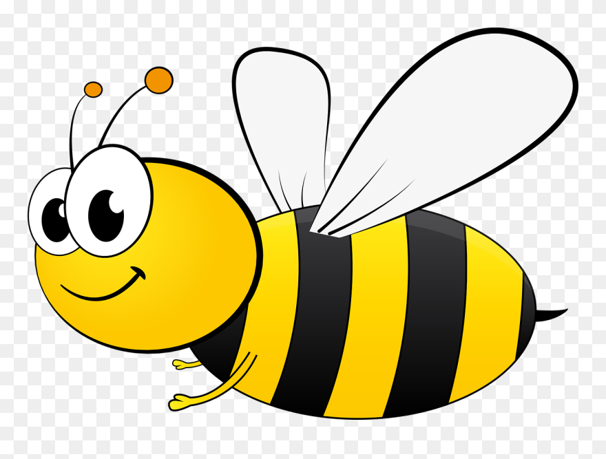 Spring Bee - Bee Clipart - Png Download