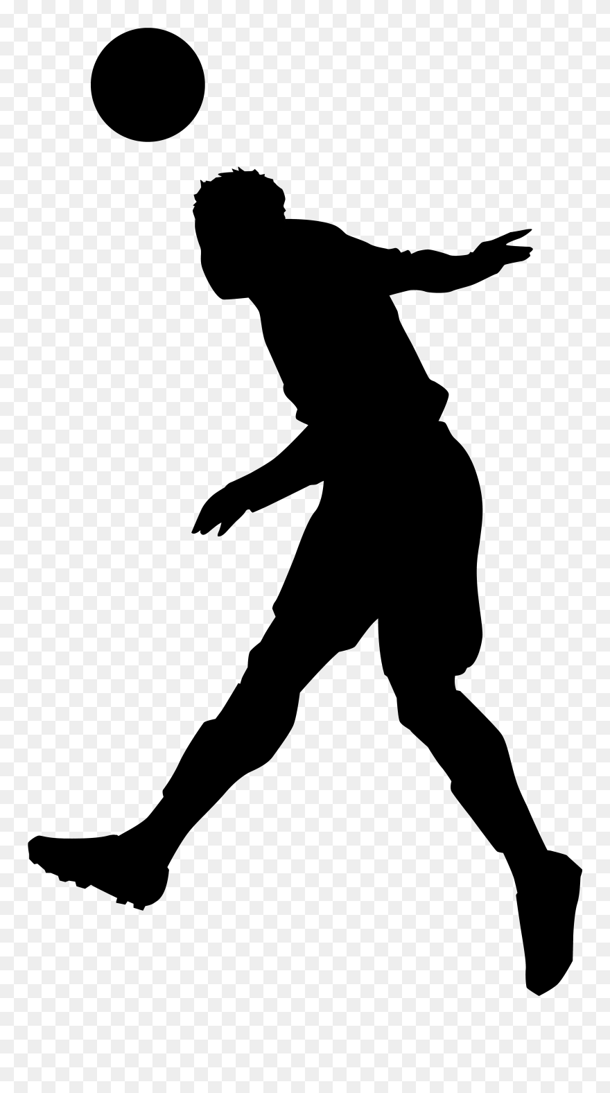 Football Silhouette Diagram Clip Art - Transparent Football Player Silhouette Png
