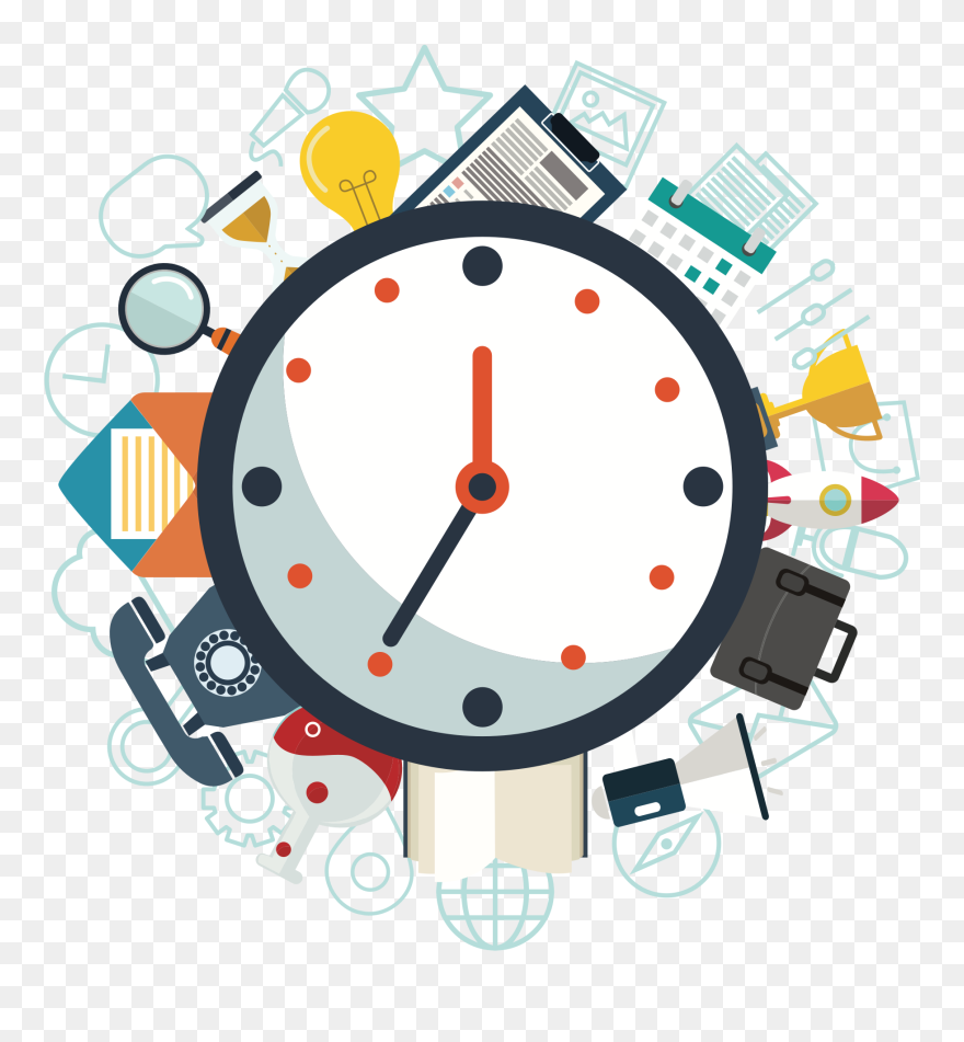 Client Self Scheduling - Time Management Transparent Background Clipart