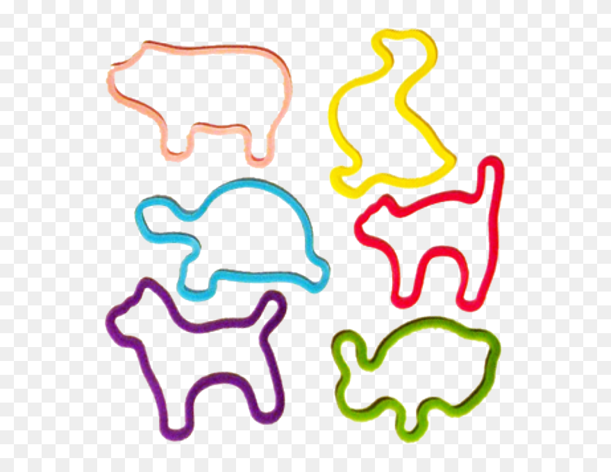 Silly Bandz Clipart