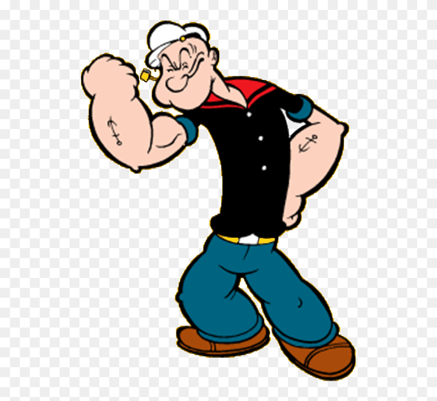 Man Clipart Muscle - Popeye The Sailor Man Png Transparent Png