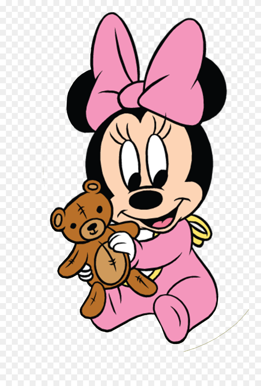 Clip Art Library Stock Png Pinterest Babies Babyminniemousepng - Minnie Mouse Bebe Transparent Png