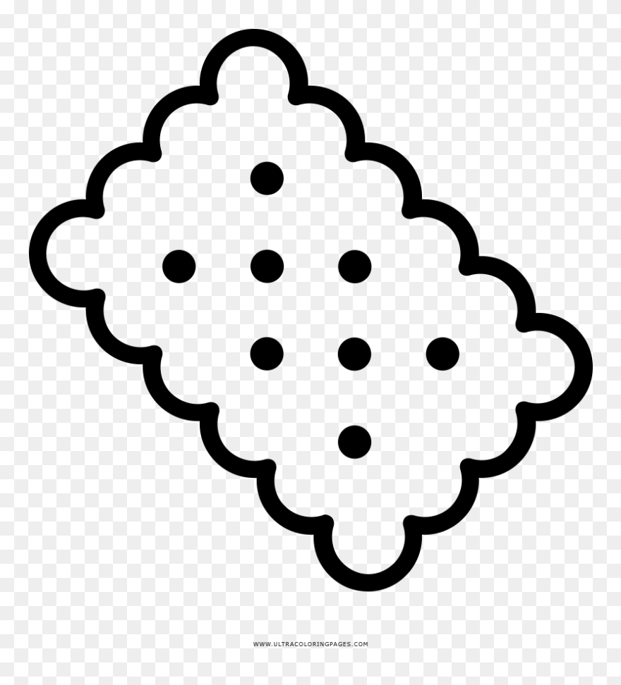 Cracker Coloring Page - Icon Clipart