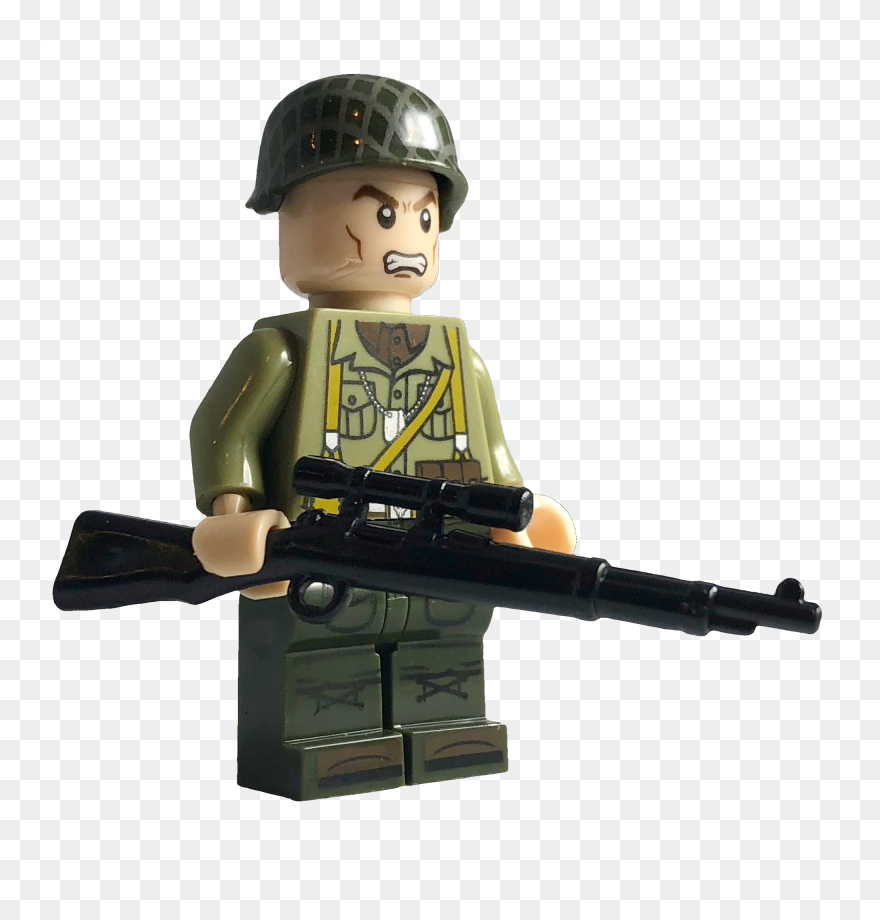 Sniper Clipart World War - Ww2 Soldier Sniping Transparent Background - Png Download