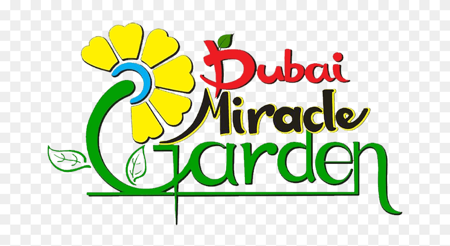 Official Logo Of Dubai Miracle Garden - Dubai Miracle Garden Logo Clipart