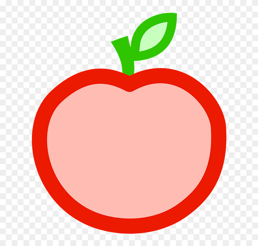 Flower,apple,area - Red Apple Clipart Png Transparent Png