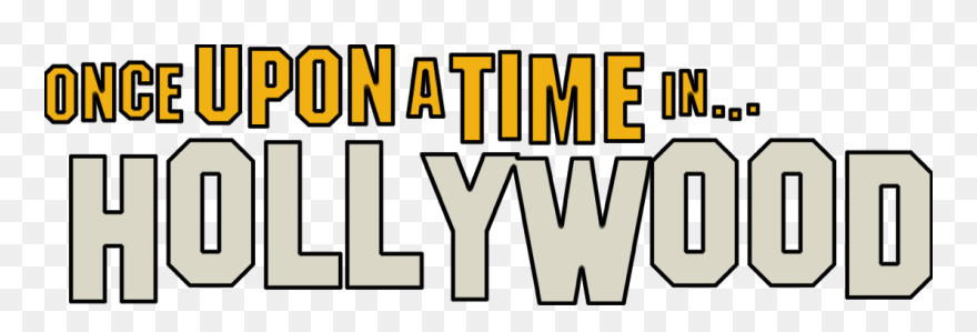 Onceuponatime In Hollywood Logo Clipart