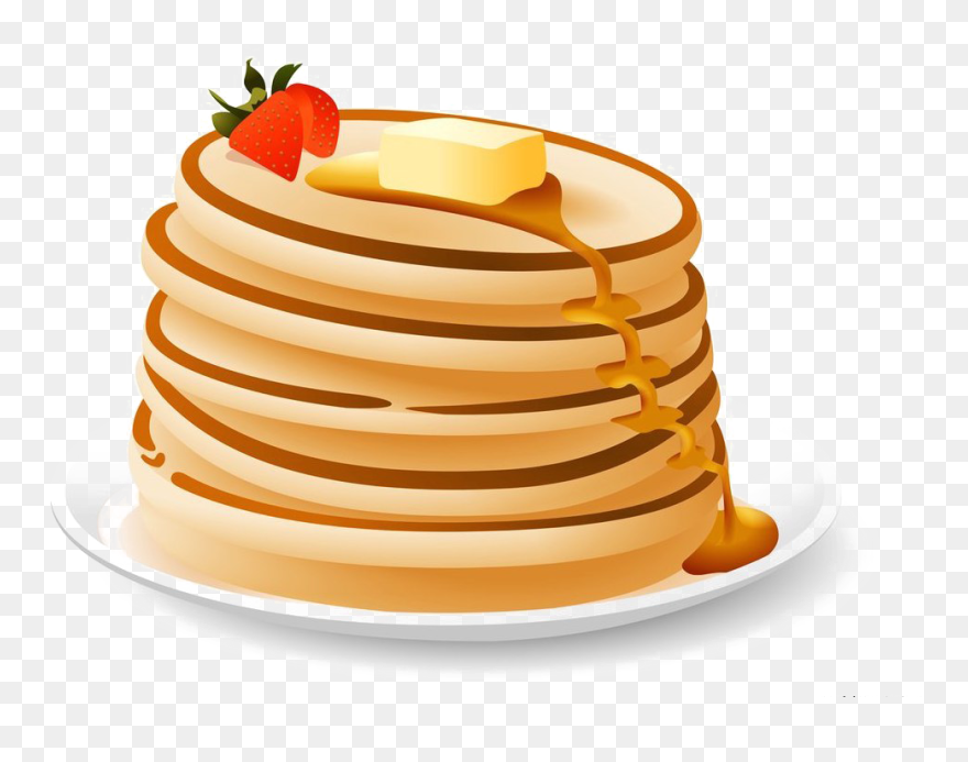 Pancake Png Transparent Image - Transparent Background Pancakes Clipart