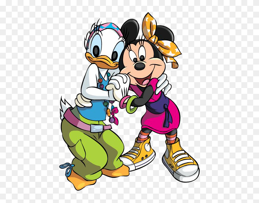 Minnie And Daisy Bff Clipart