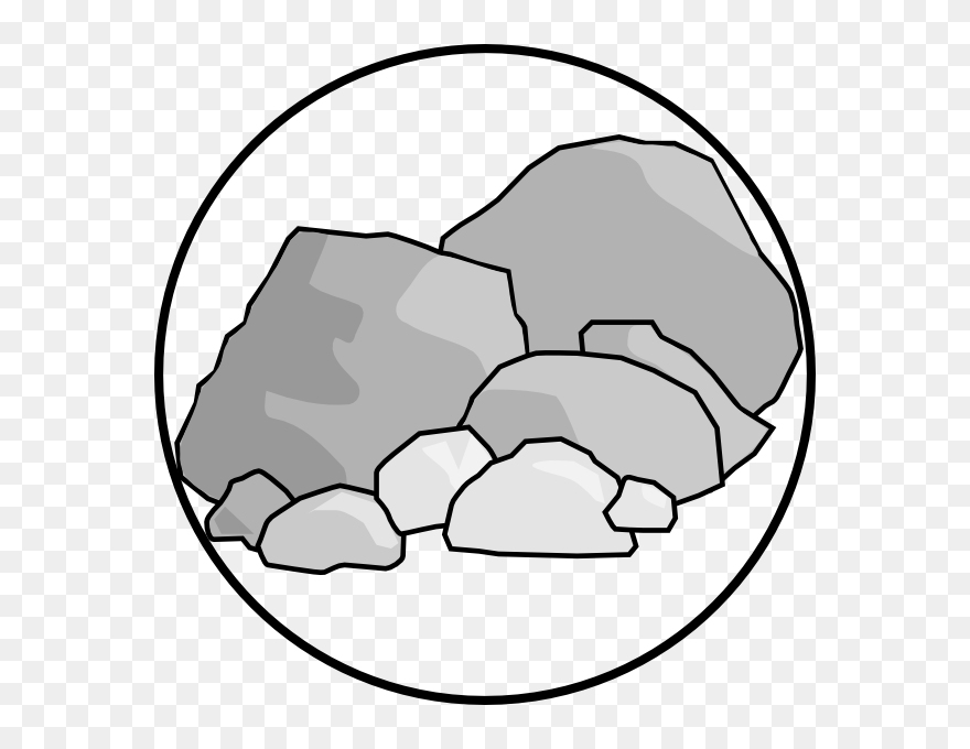 Boulders Clipart Rock Mineral - Rocks Clipart Png Transparent Png