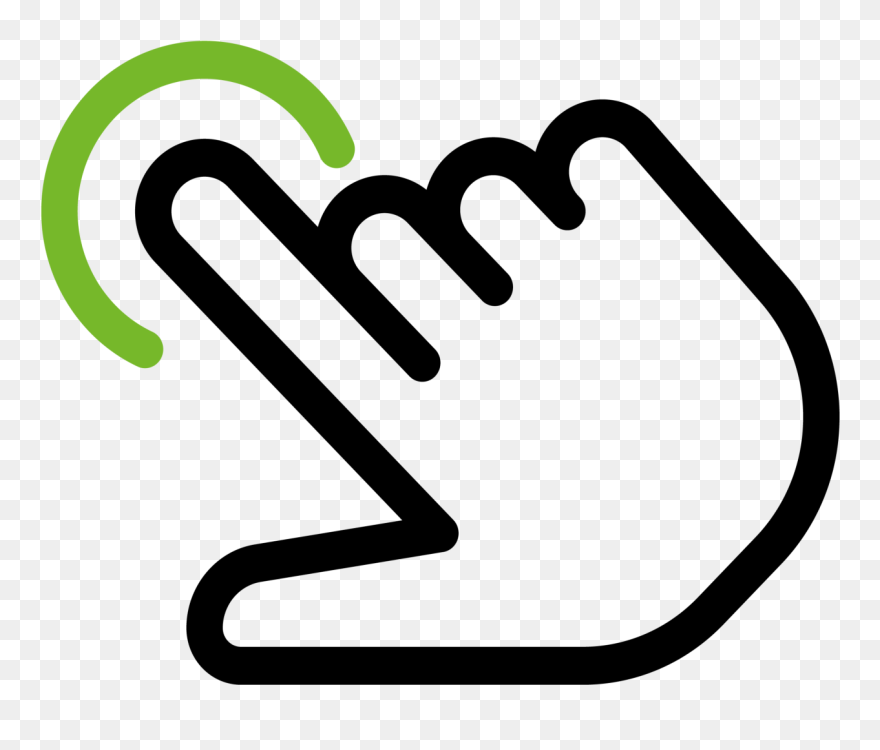 Touch Ii - Touch Finger Icon Clipart