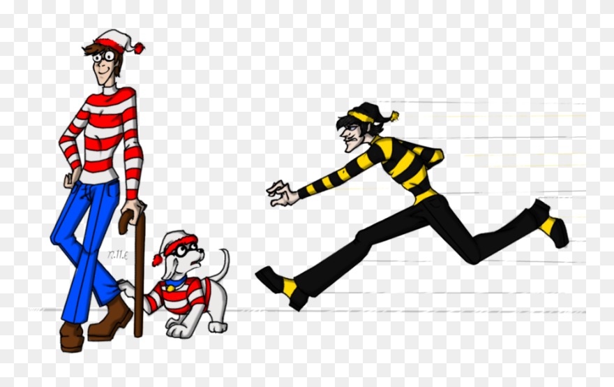 Where"s Waldo Characters Png Clip Art Black And White - Odlaw Where's Waldo Characters Transparent Png