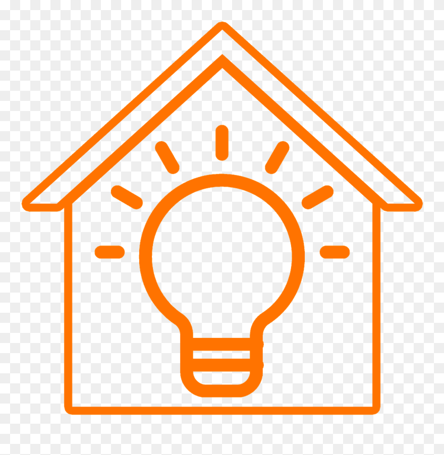 What Uses The Most Electricity/power In Your Home - Smart Home Icon Png Clipart