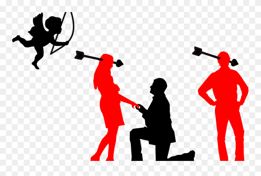 Best April Fools Pranks Of - Man On One Knee Silhouette Clipart
