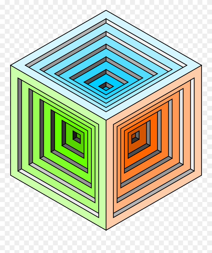 Rubick S Cube Svg Clip Arts - Cube Jaillit De Ma Feuille - Png Download