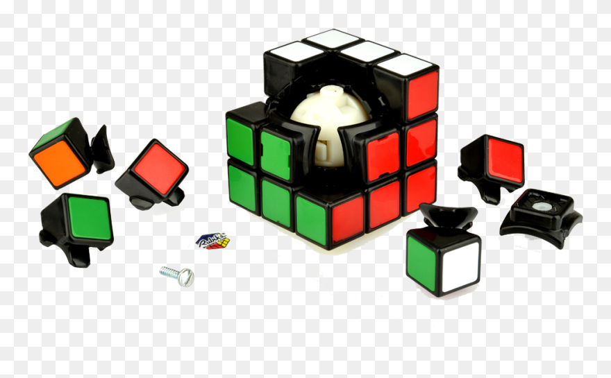 Sphere Rubiks Cube Png - Rubik's Cube Broken Clipart