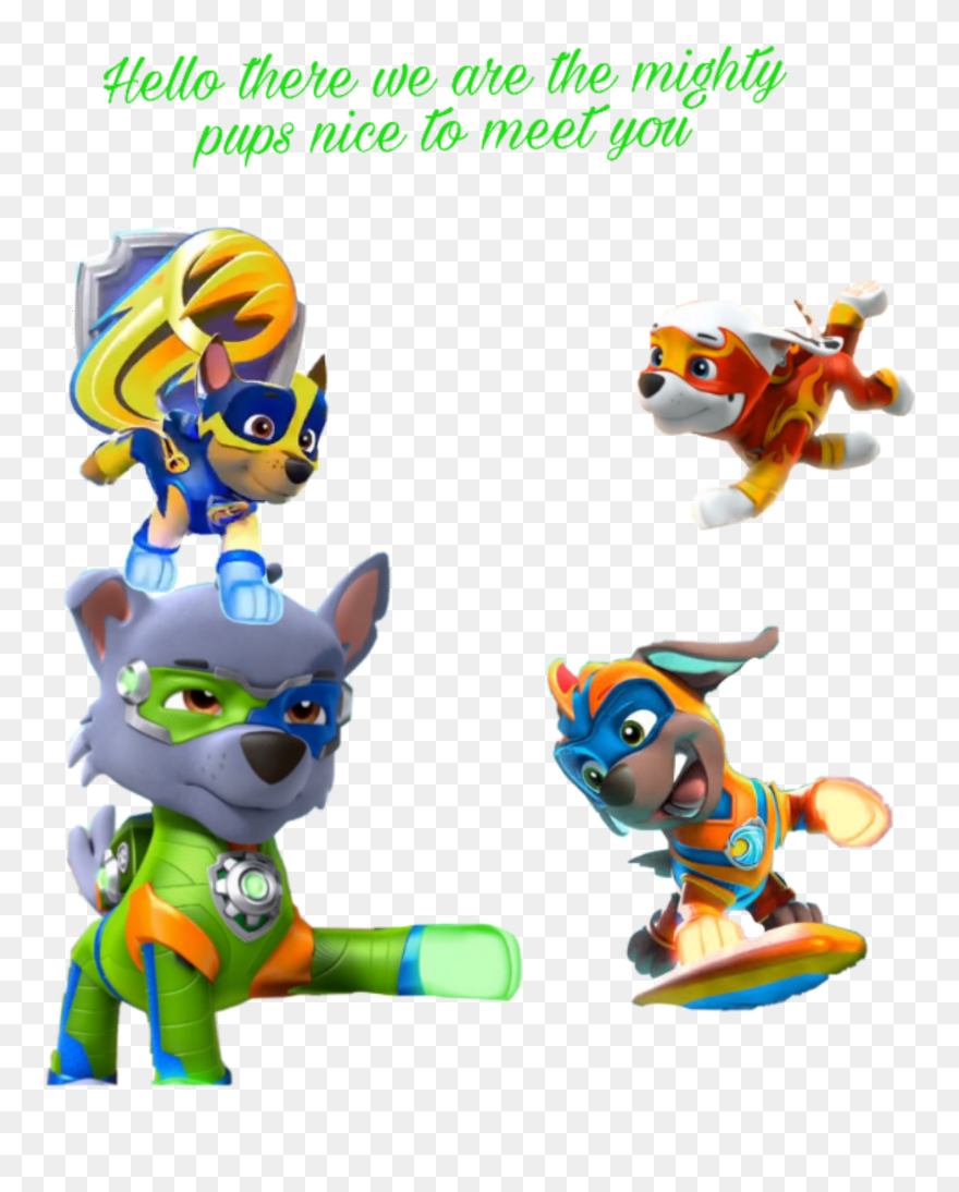 #paw Patrol - Paw Patrol Mighty Pups Rocky Clipart