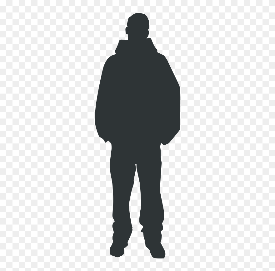 Silhouette Outline Of A Person Clipart