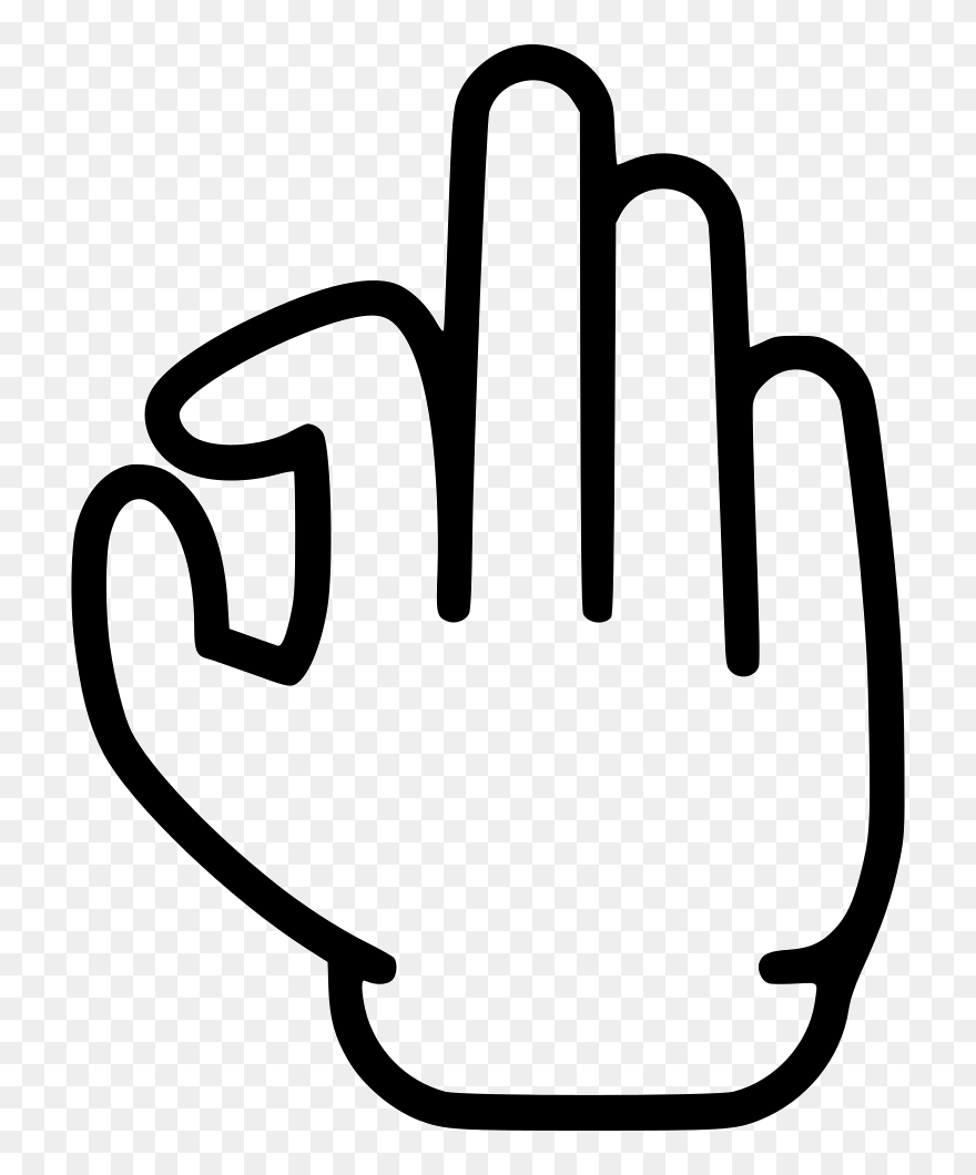 Four Clip Pinch - Icon - Png Download (#5349284) - PinClipart